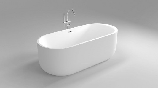 Акриловая ванна Acquazzone Bari White 170x80x58 см