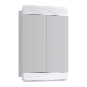 Зеркальный шкаф Aqwella Корсика В6-з белый